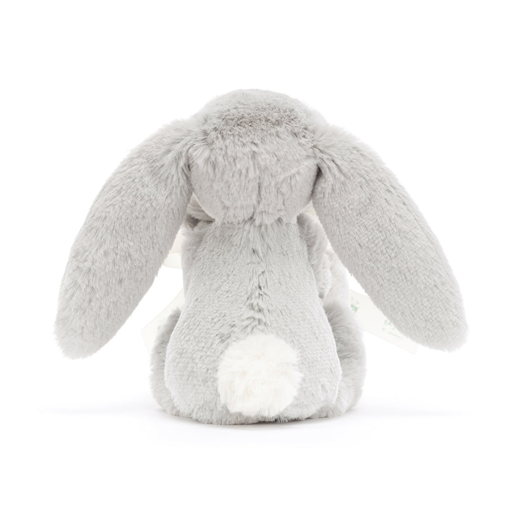 Baby Jellycat bamse, Bashful nusseklud - Silver kanin