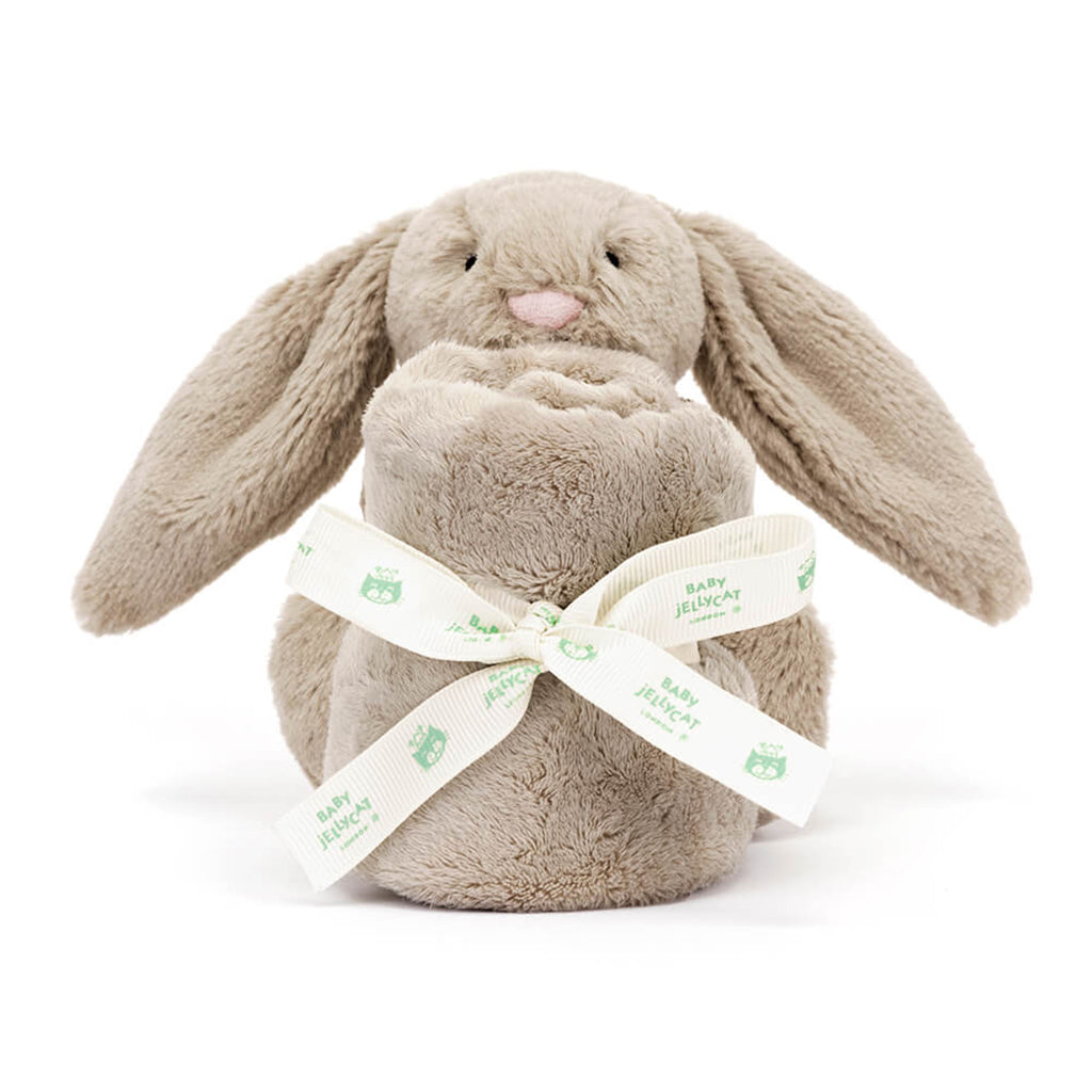 Baby Jellycat bamse, Bashful nusseklud - Beige kanin