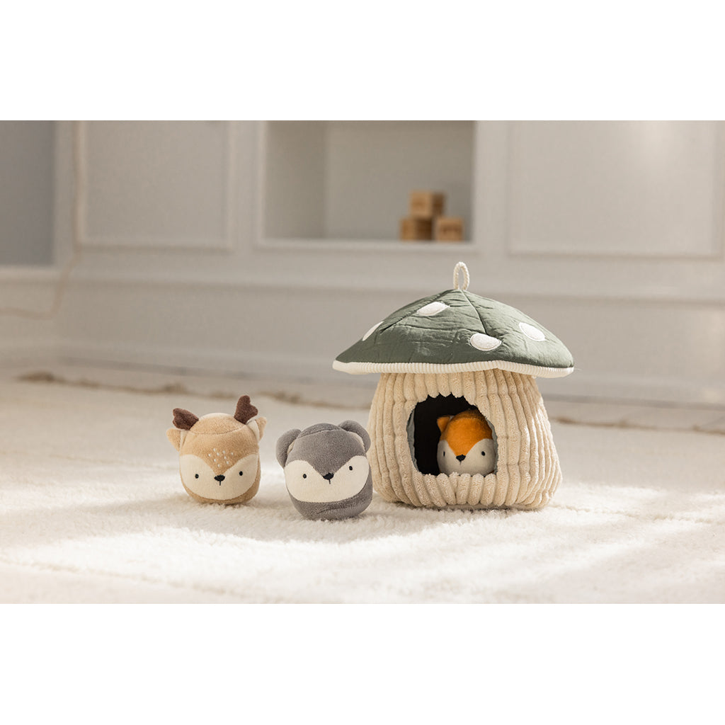 Sebra Aktivitetslegetøj, gemmeleg, Paddehat - Grøn