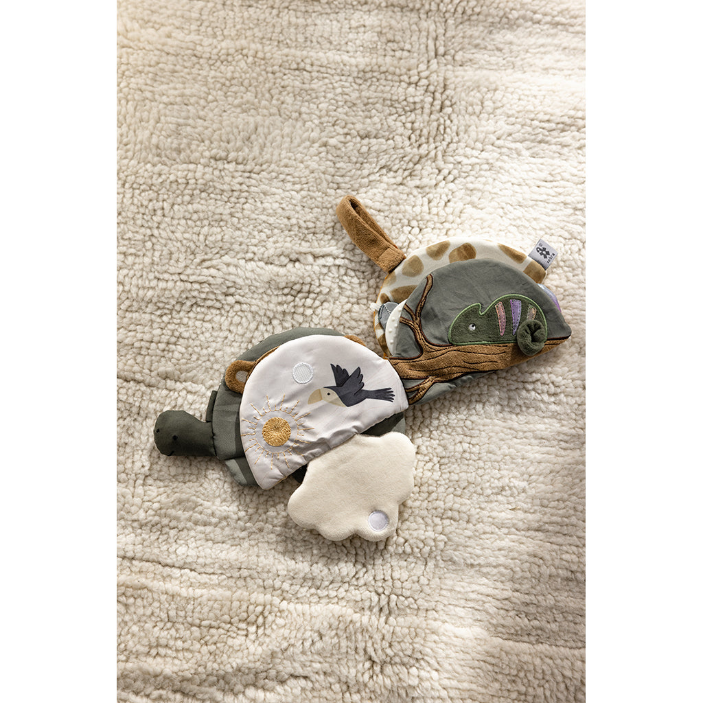 Sebra Stof-aktivitetsbog, skildpadden Turbo