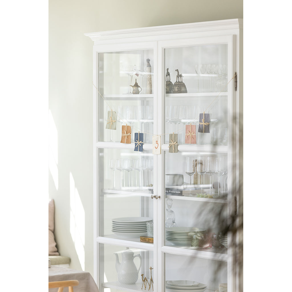 Sebra Fødselsdags ranke, gaver, tal 0-9, økologisk bomuld