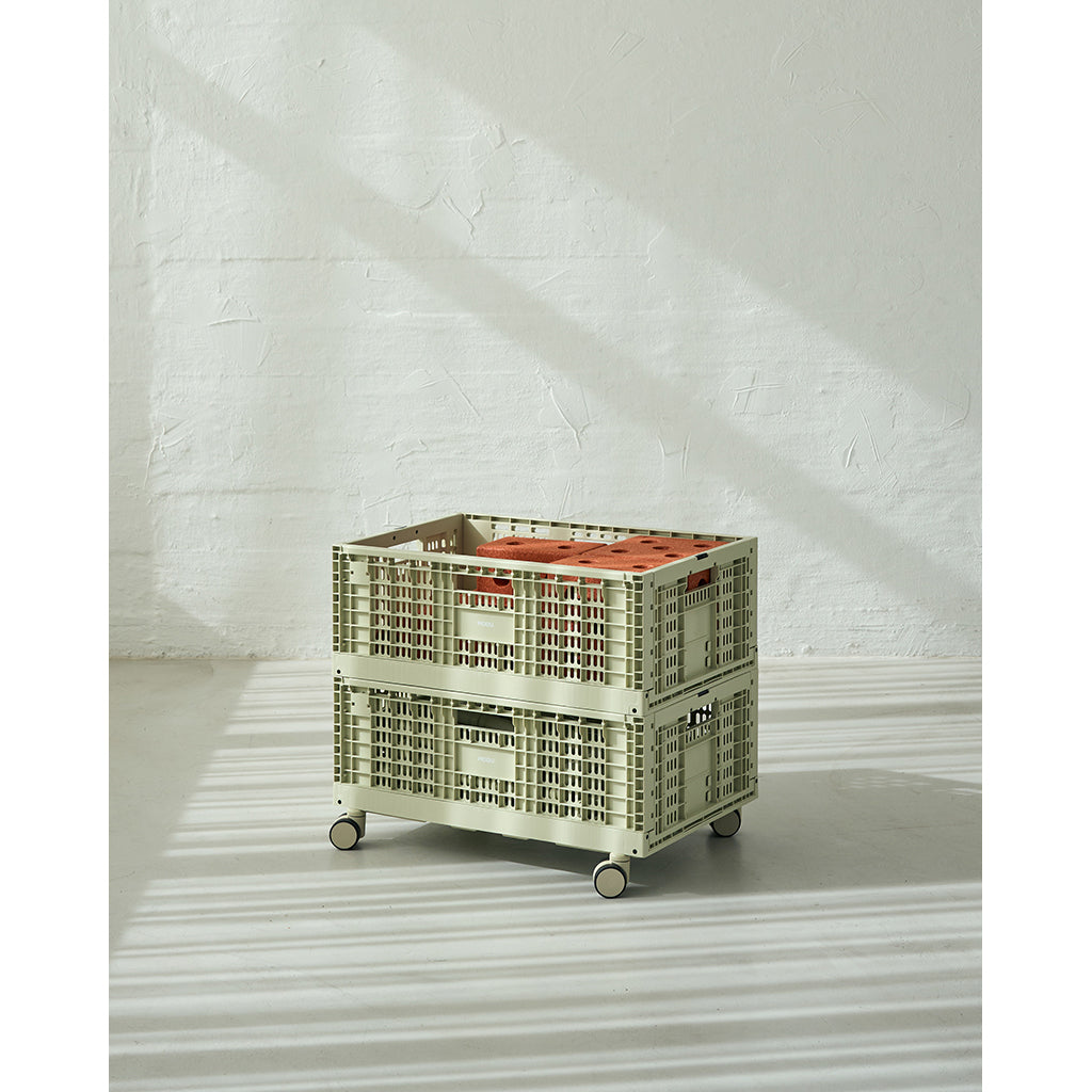 Modu Hjul til opbevaringskasse, 4 stk. - Dusty Green