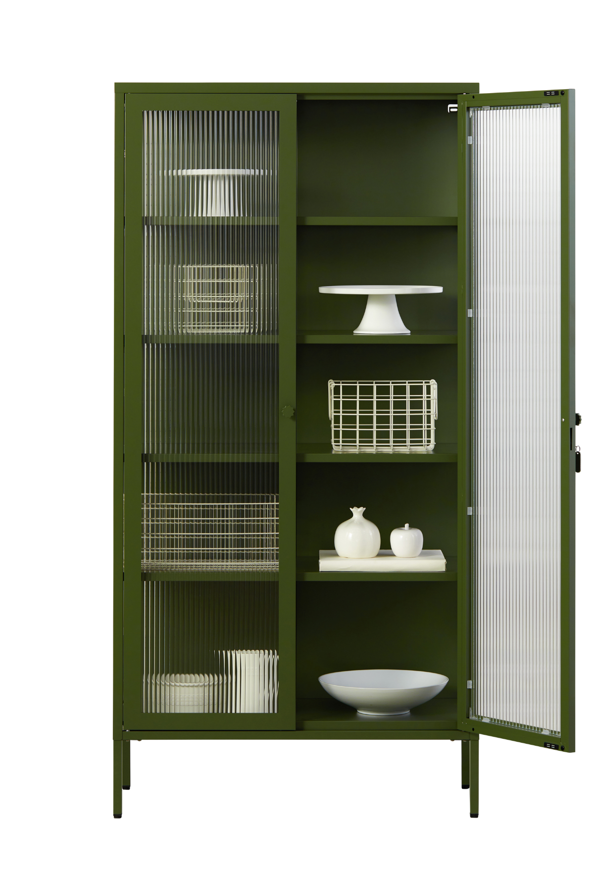 Mustard Made The Collector, Vitrineskab - Olive ORDRE EFTER 11/12-25 BLIVER FØRST LEVERET I JANUAR 26