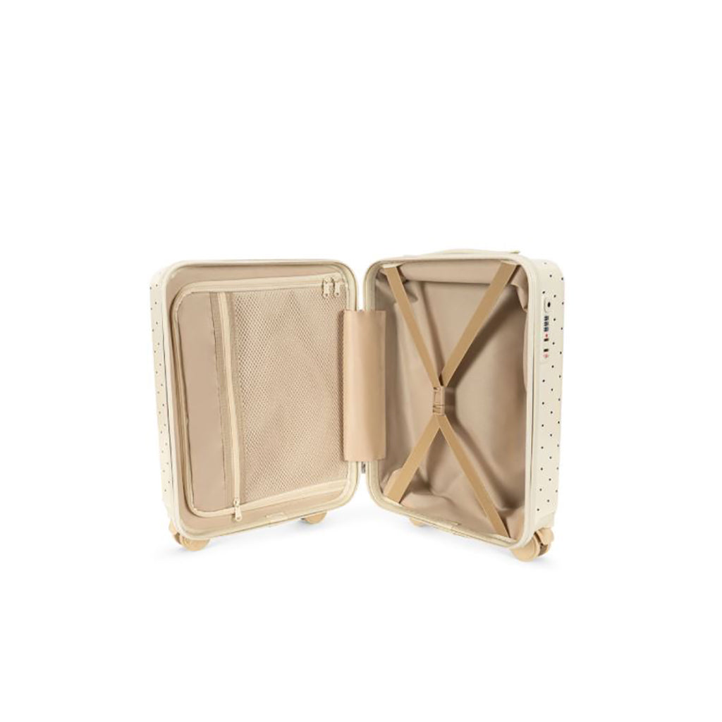 Konges Sløjd kuffert, Trolley - Navy Dots