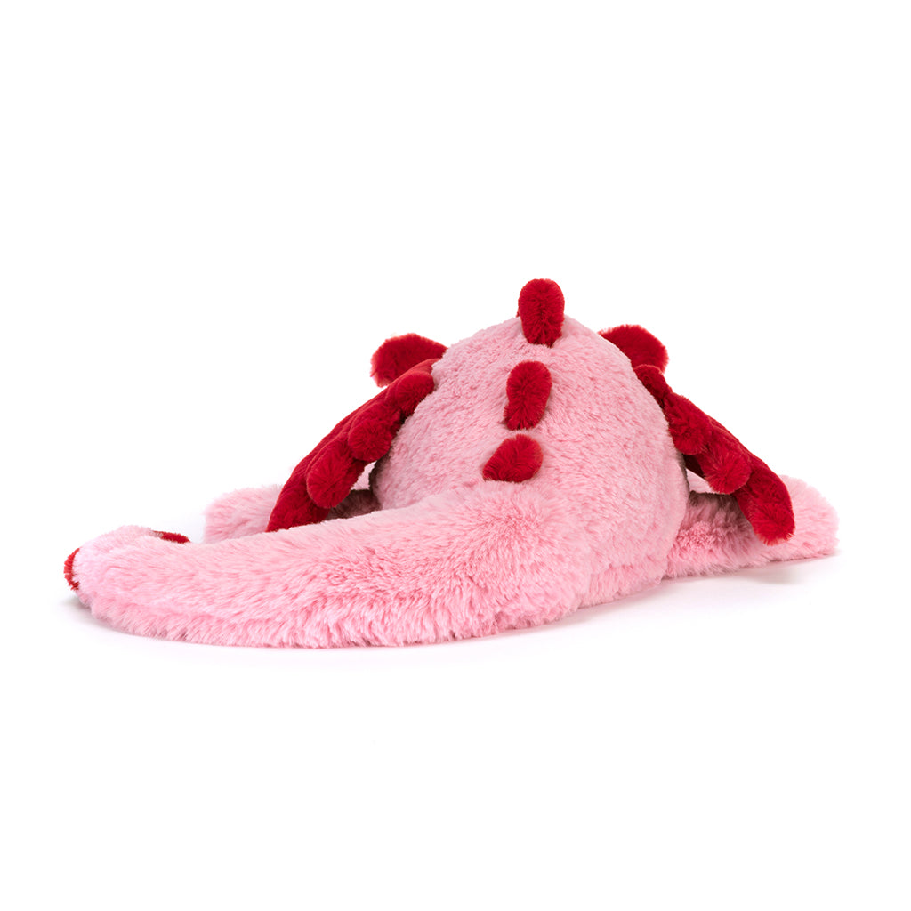 Jellycat bamse, Heart Dragon drage - 50 cm