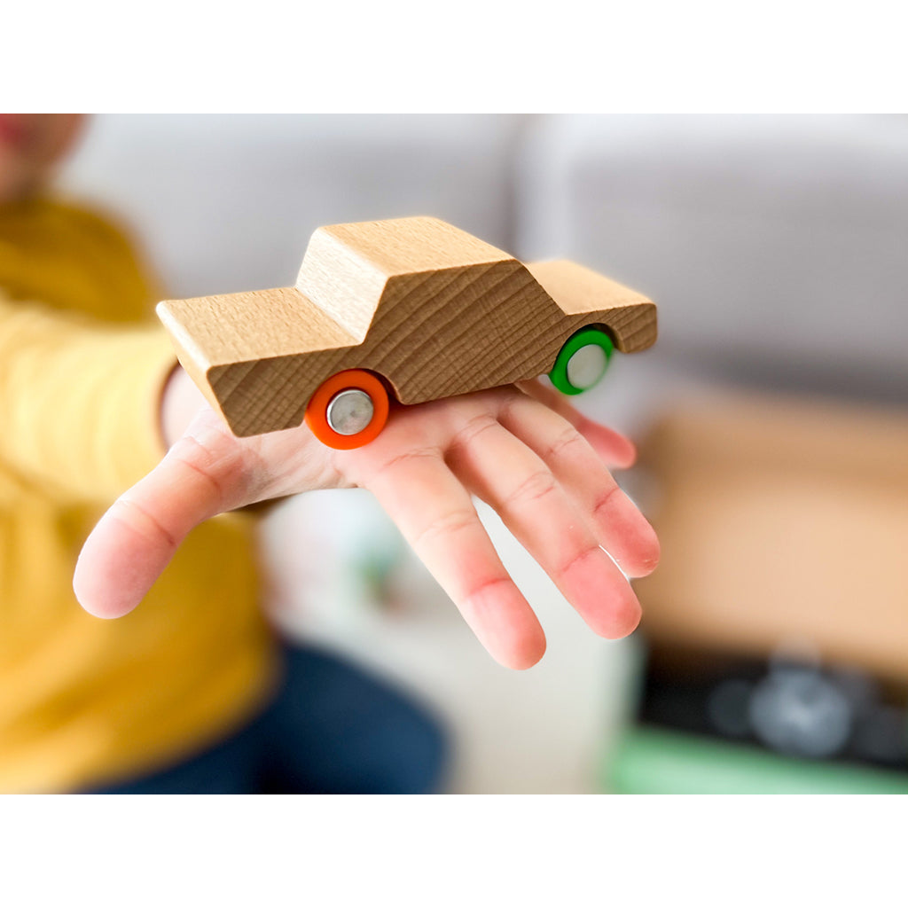 Waytoplay bilbane i gummi, 24 dele - Highway car edition