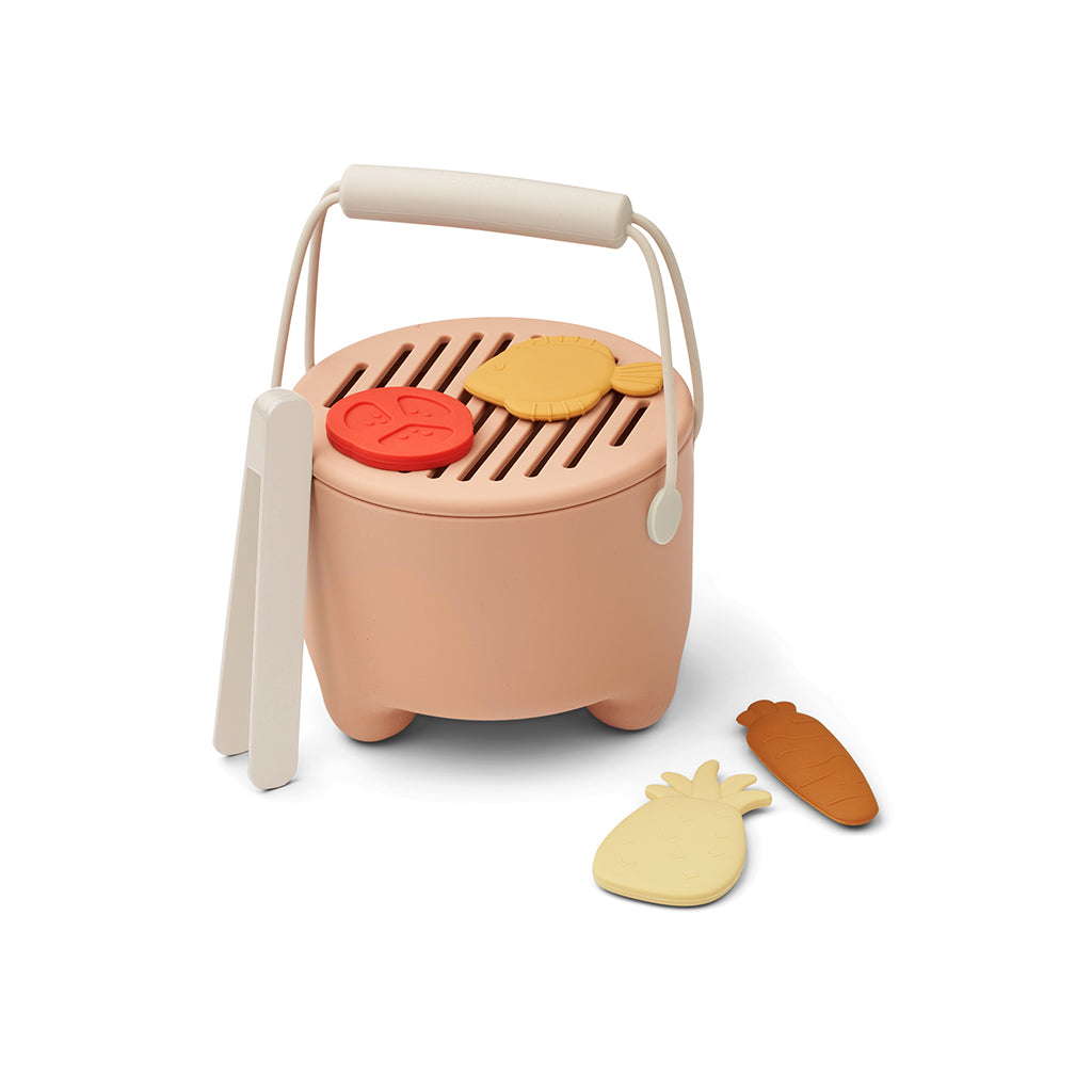 Liewood Wesley BBQ, legemad i silikone - Blue multi mix