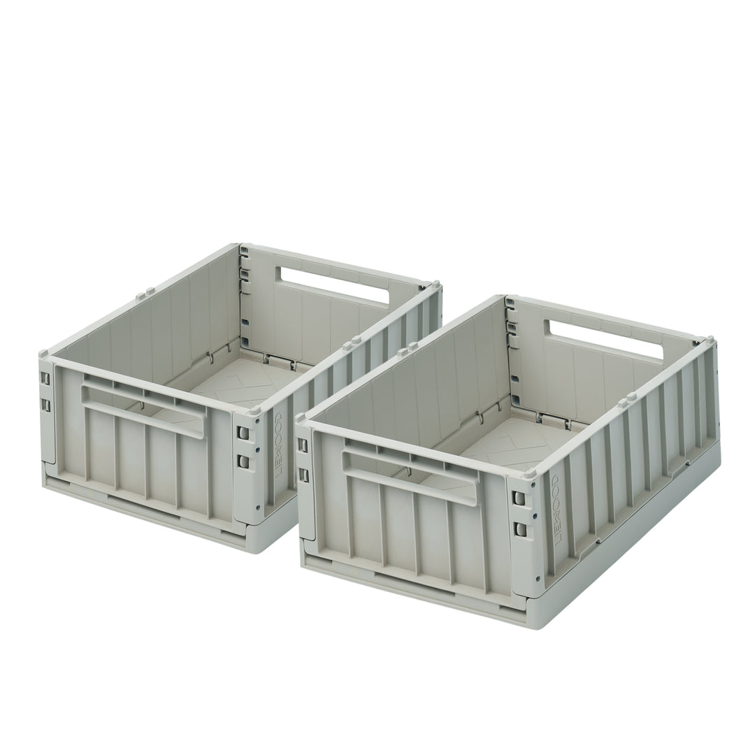 Liewood foldekasse 2-pak, Weston M - Dove blue