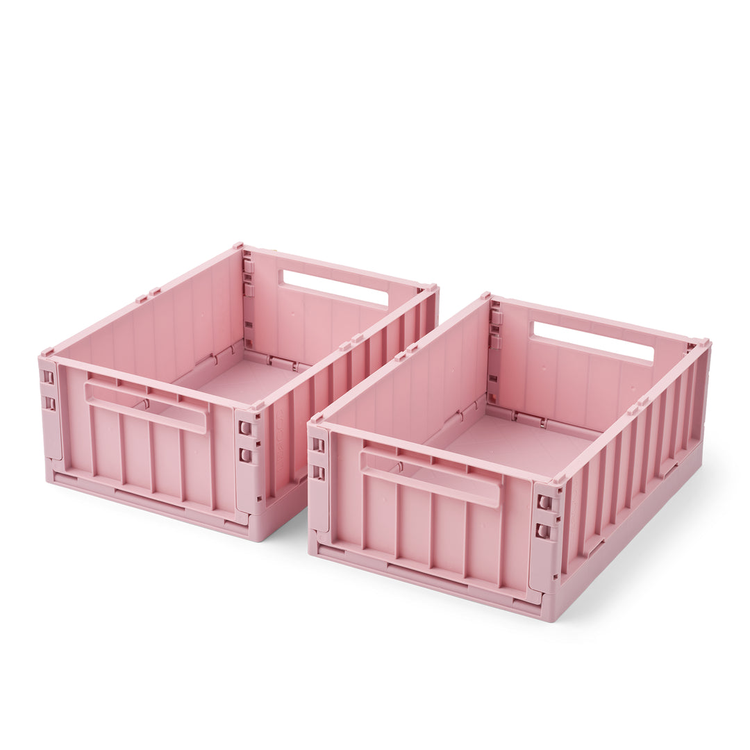Liewood foldekasse 2-pak, Weston M - Rose blush