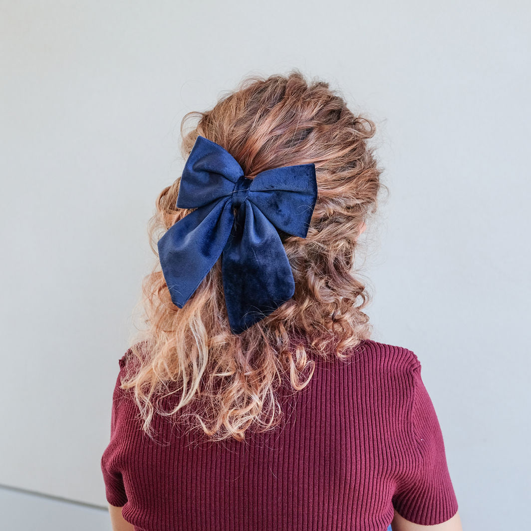 Mimi & Lula Hårpynt, 2 hårsløjfer - Stripe Agnes Pony Pals