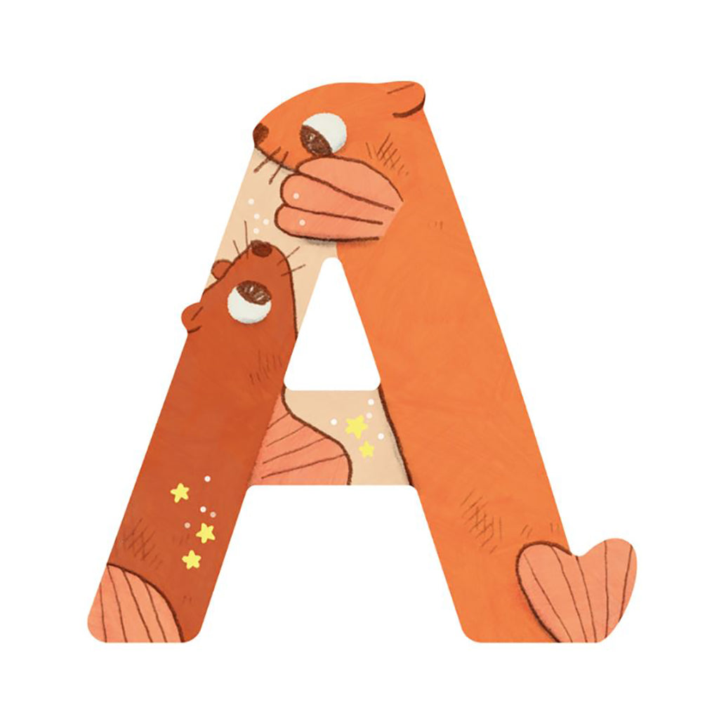 Moulin Roty bogstaver i træ, minus Æ, Ø og Å