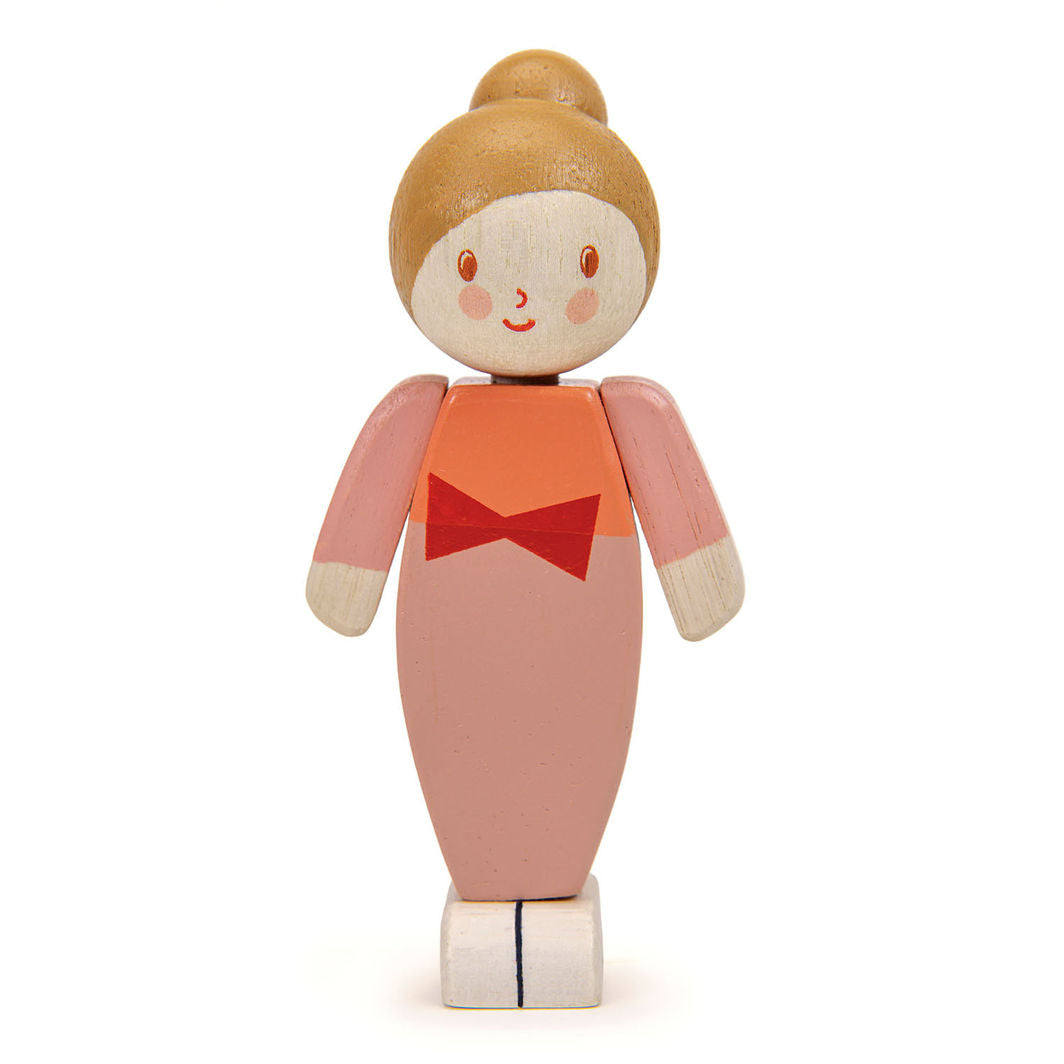 Tender Leaf trædukke til dukkehus, We Are Family - Ivory Mother