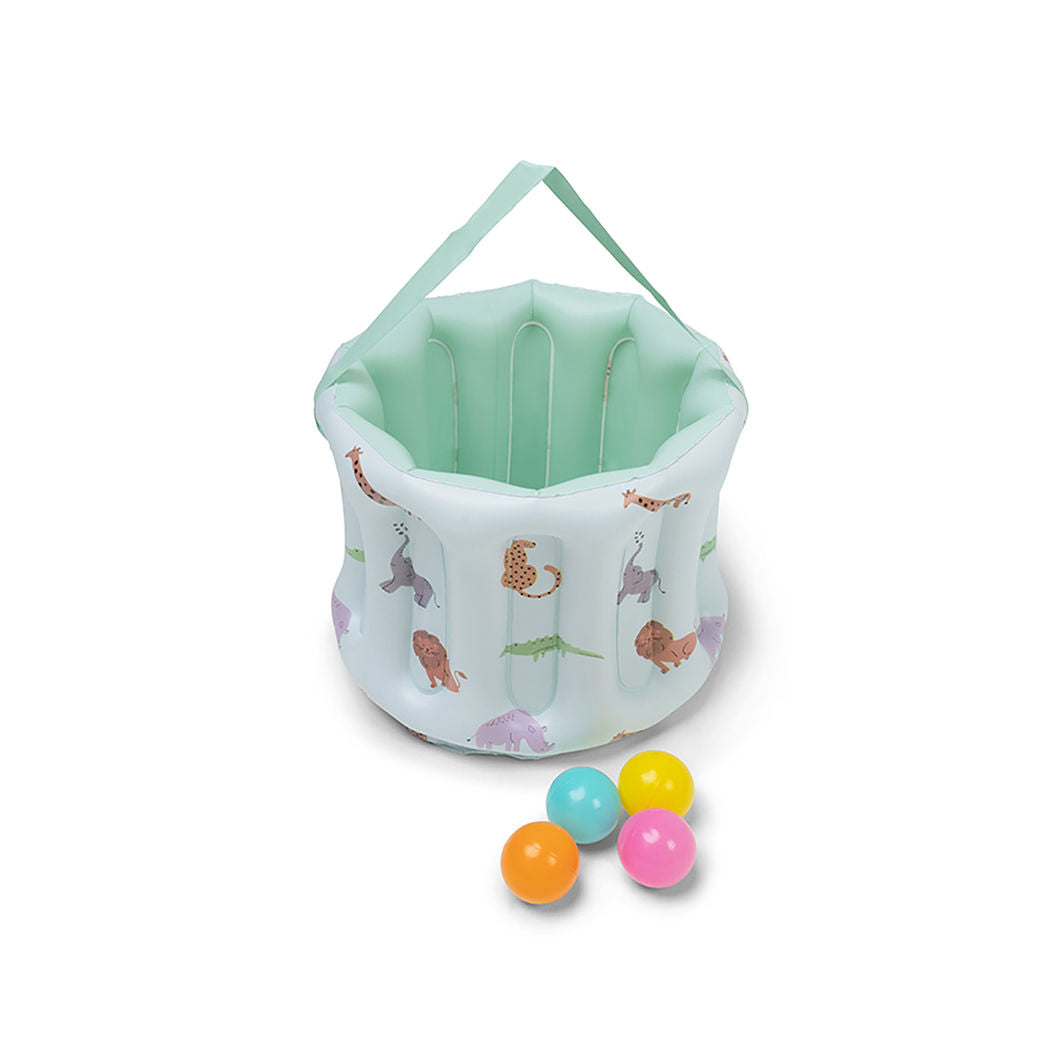 Swim Essentials, Badebassin 210 cm - Safari Adventure m rutsjebane