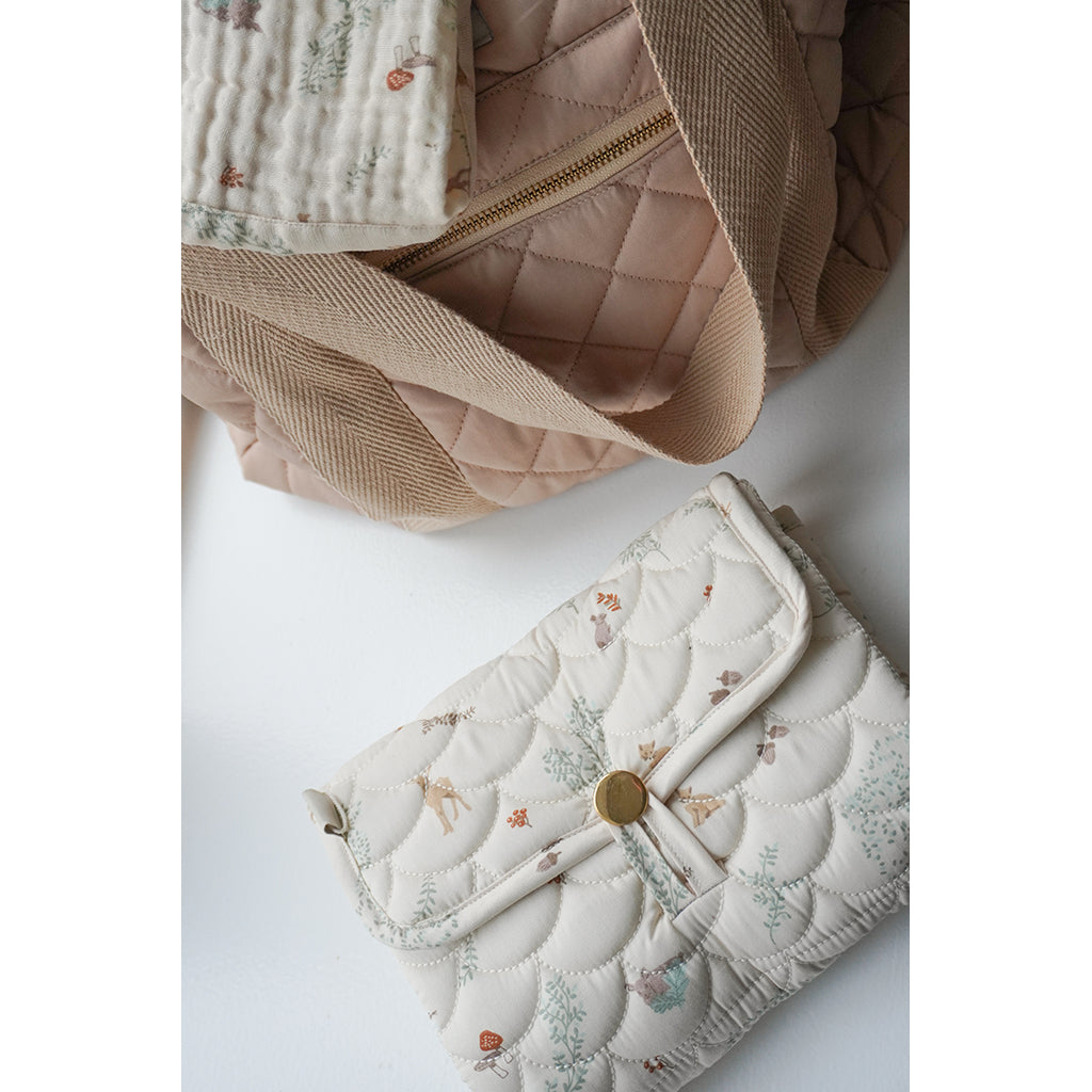 Cam Cam pusleunderlag, quilted - OCS - Woodland