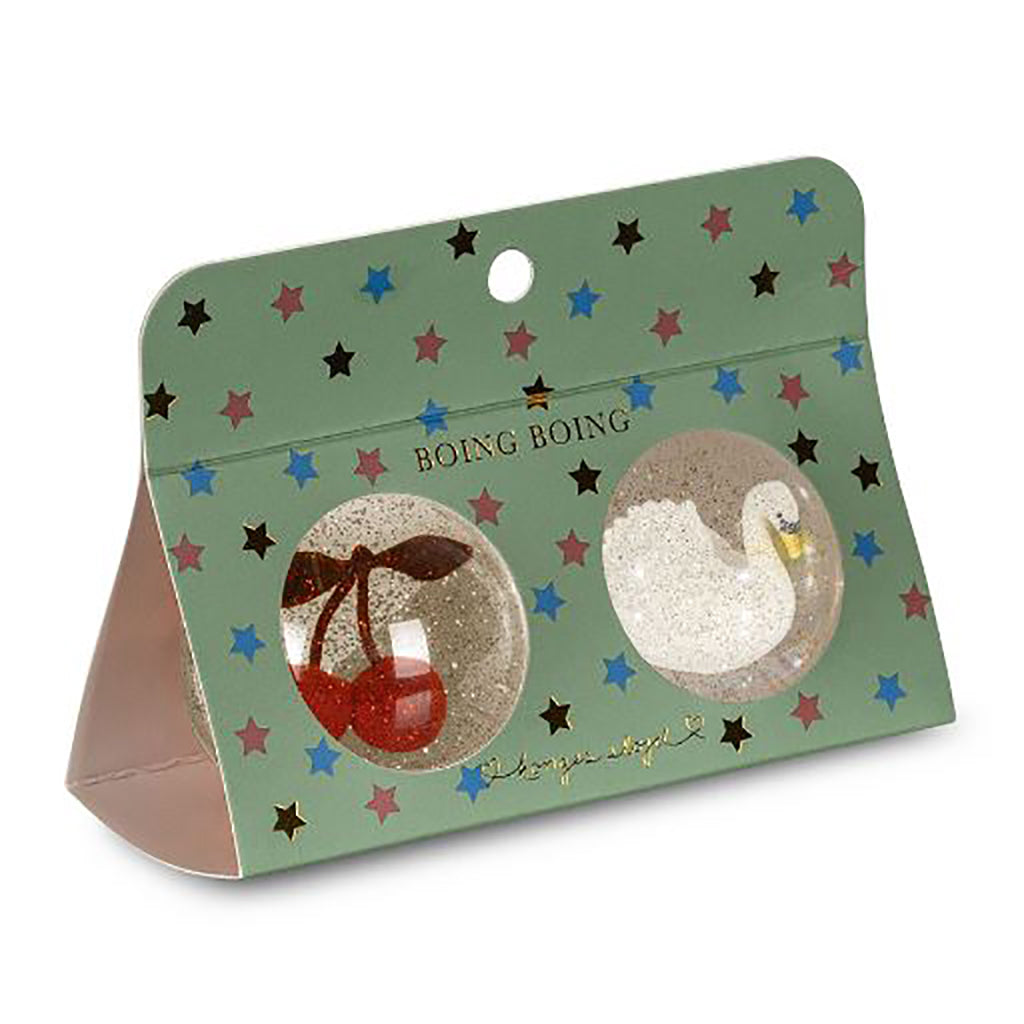 Konges Sløjd hoppeboldsæt, Cherry/Swan