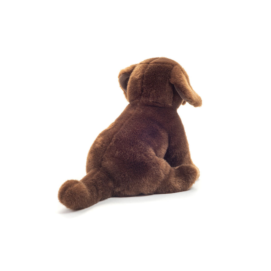 Teddy Hermann bamse, Siddende Labrador, brun - 25 cm