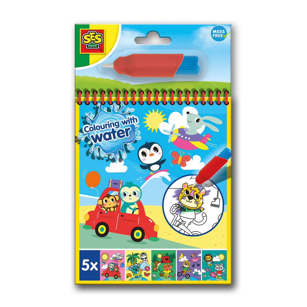 SES Creative, Farv med vand - Rejse malebog