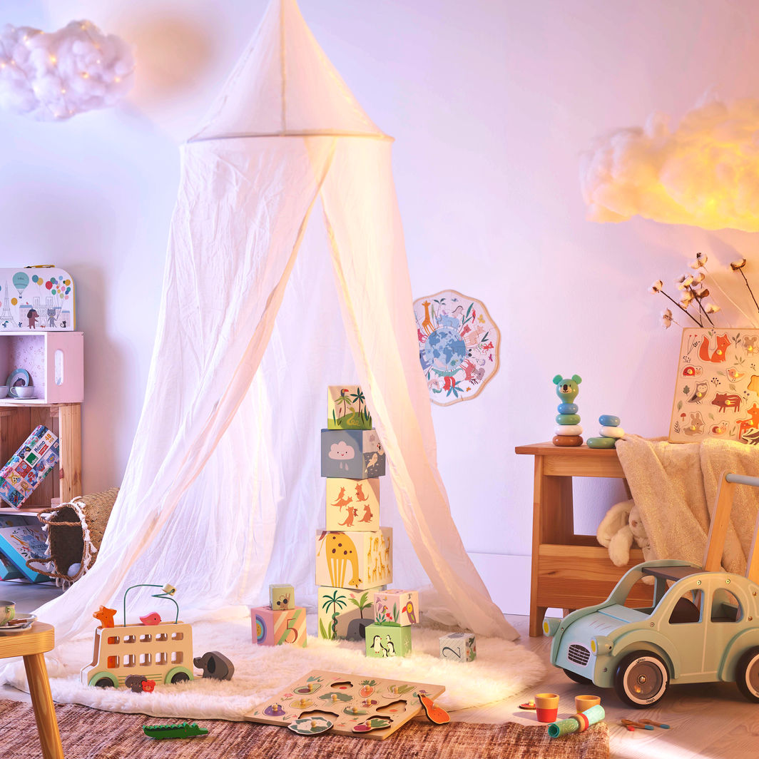 Vilac Knoppuslespil 12 brikker, Skovens Dyr