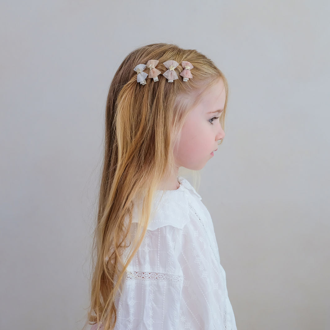 Mimi & Lula 8 Hårclips - Tutu Bow