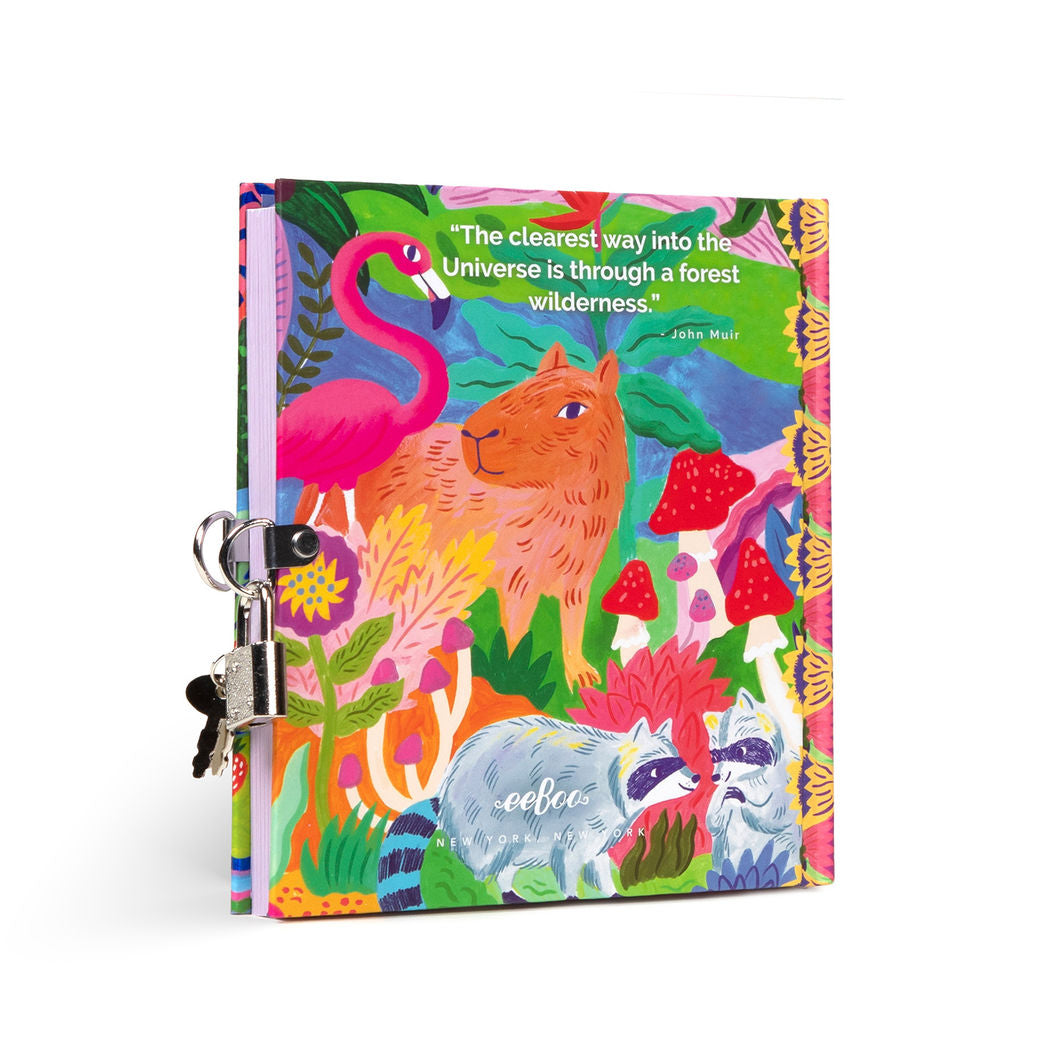 eeBoo Dagbog med lås, - Bambi