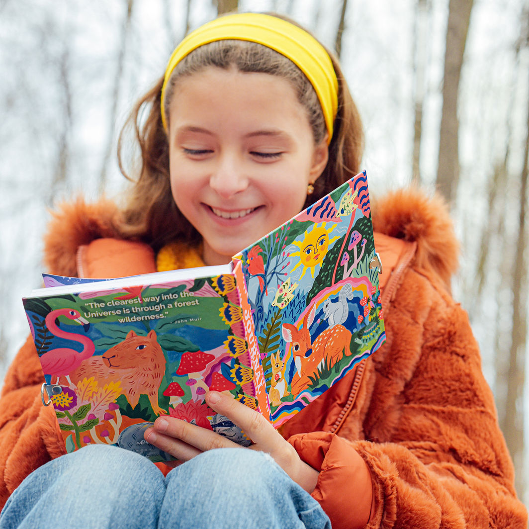 eeBoo Dagbog med lås, - Bambi