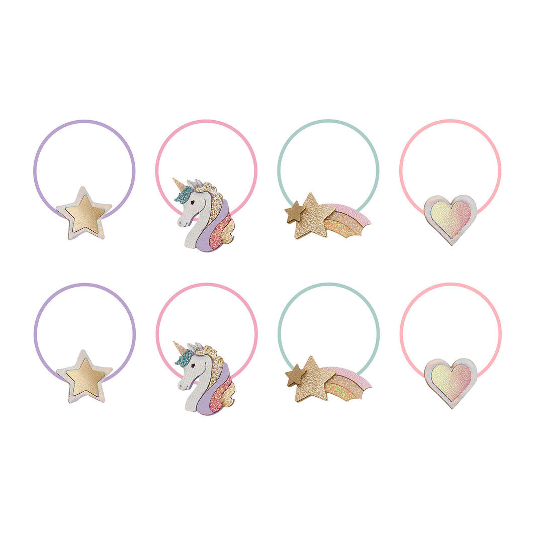 Mimi & Lula 8 hårelastikker, Mini Dreamy My Little Unicorn