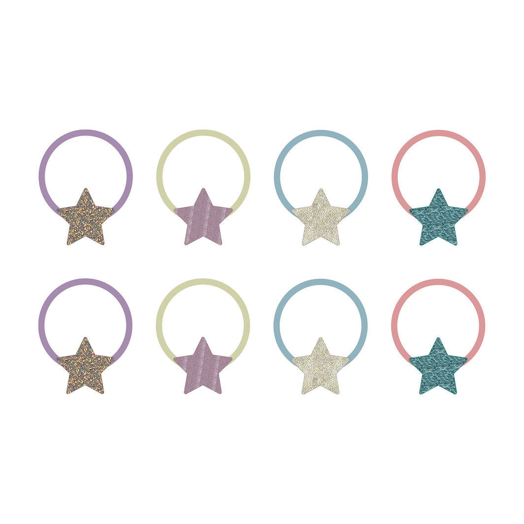 Mimi & Lula - 8 hårelastikker - Mini Stellina My Little Unicorn