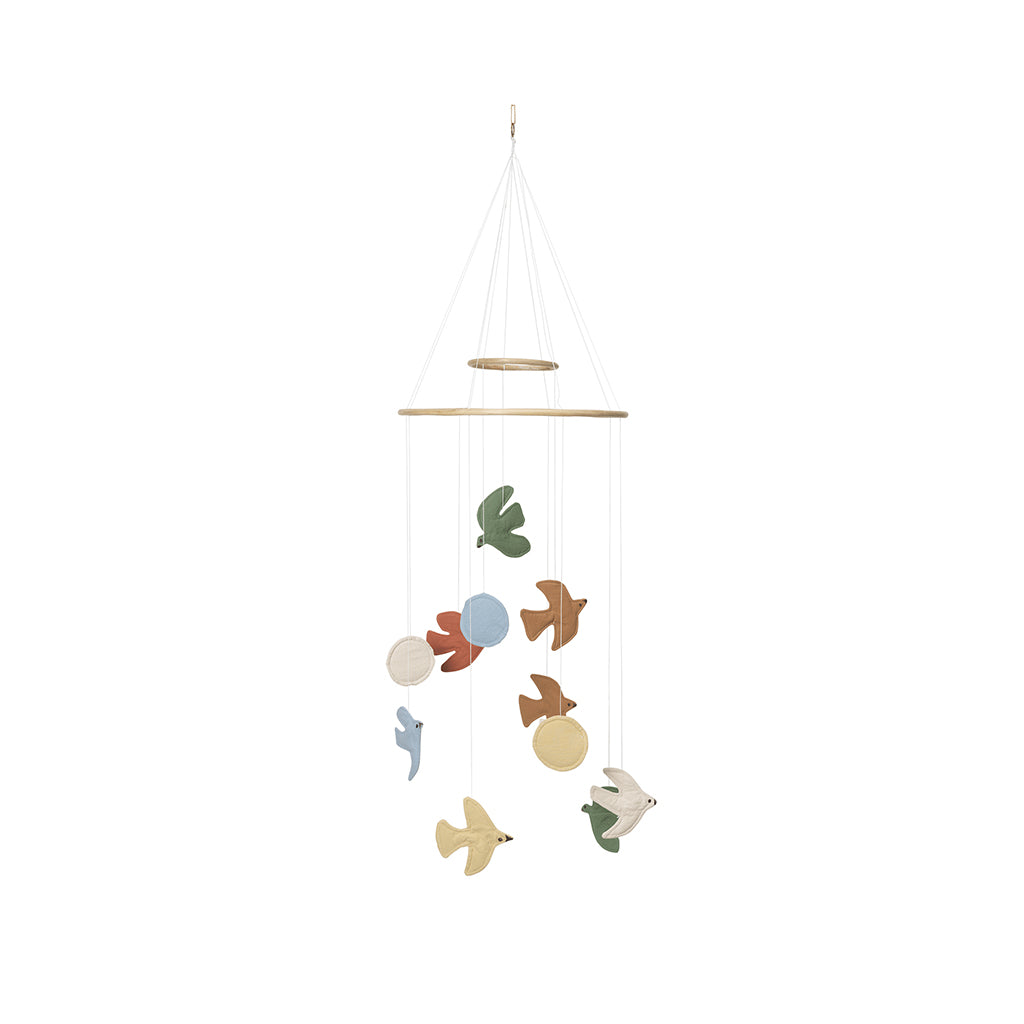 ferm Living uro i filt, Swif Bird Mobile - Multi