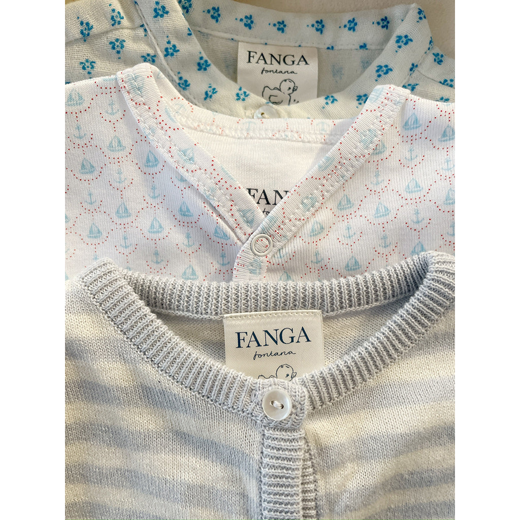 Fanga Fontana Venti baby cardigan, økologisk, Gray dawn - str. 1 - 9 mdr.