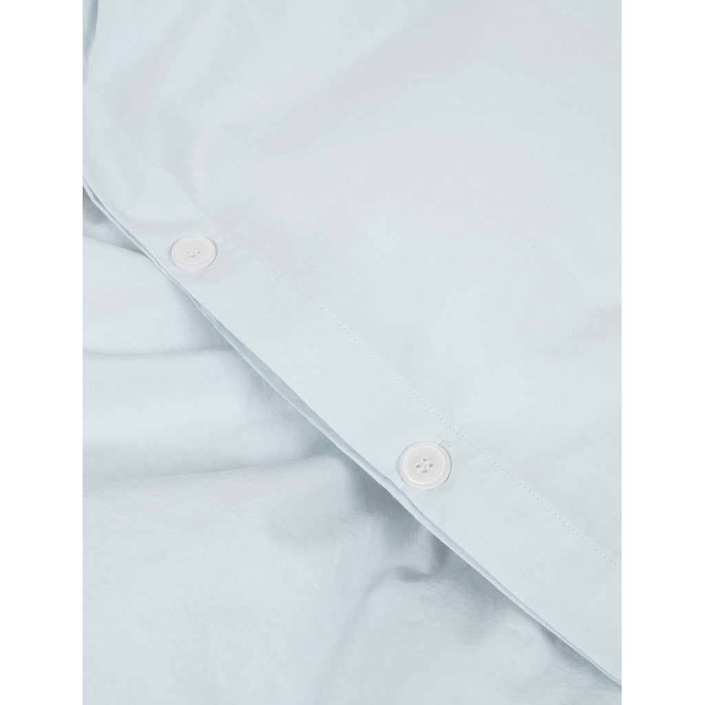 Studio Feder juniorsengetøj, økologisk percale - Light blue