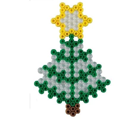Hama perlepladesæt Mini, Juletræ, rensdyr eller julebamse, 2000 perler