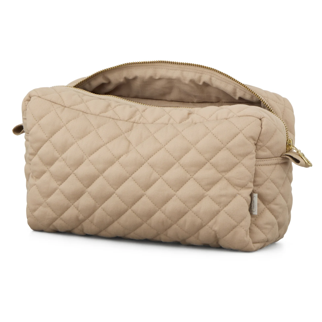 Cam Cam quiltet toilettaske, Latte