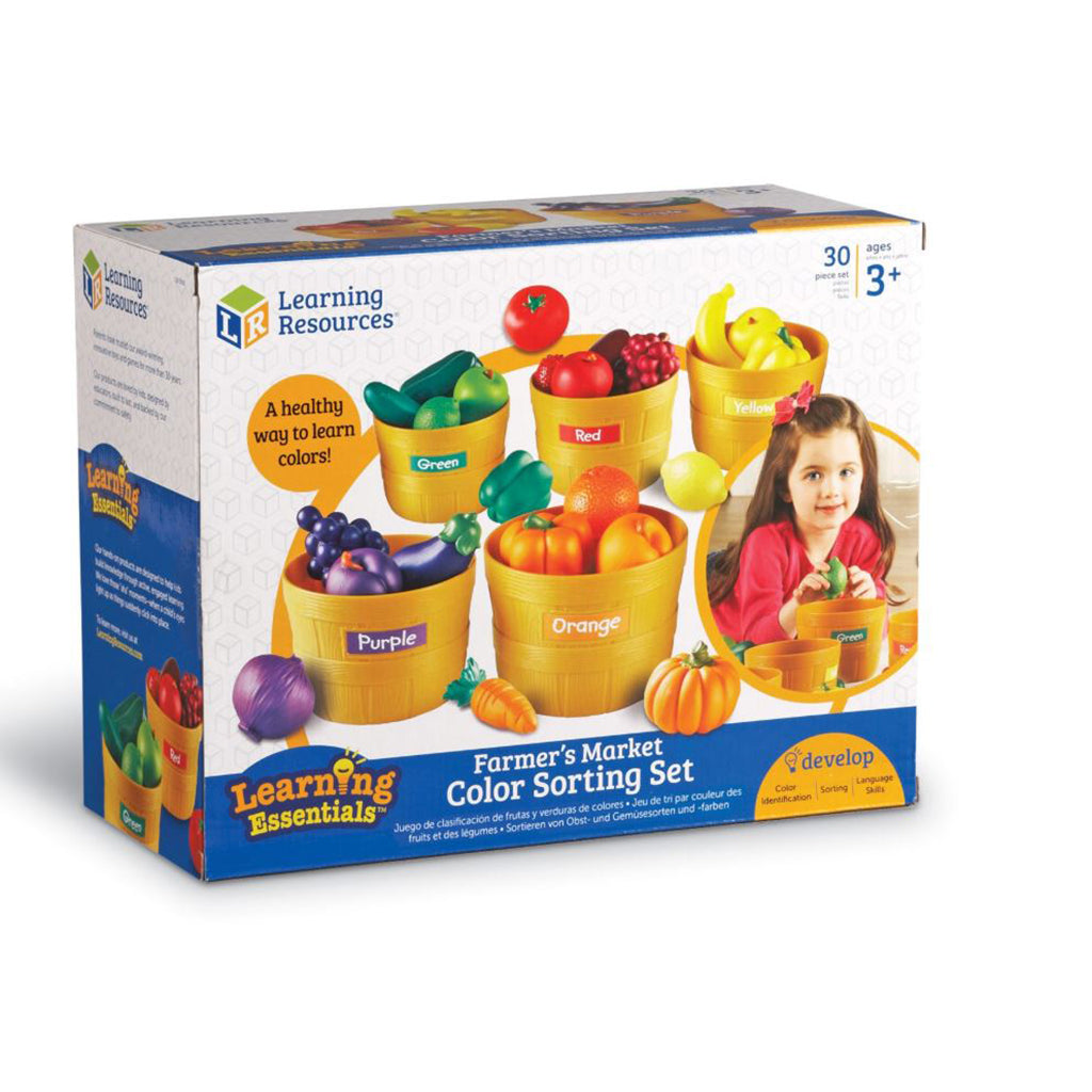Learning Resources, Lær om farver - Sorteringssæt m. grøntssager og frugter