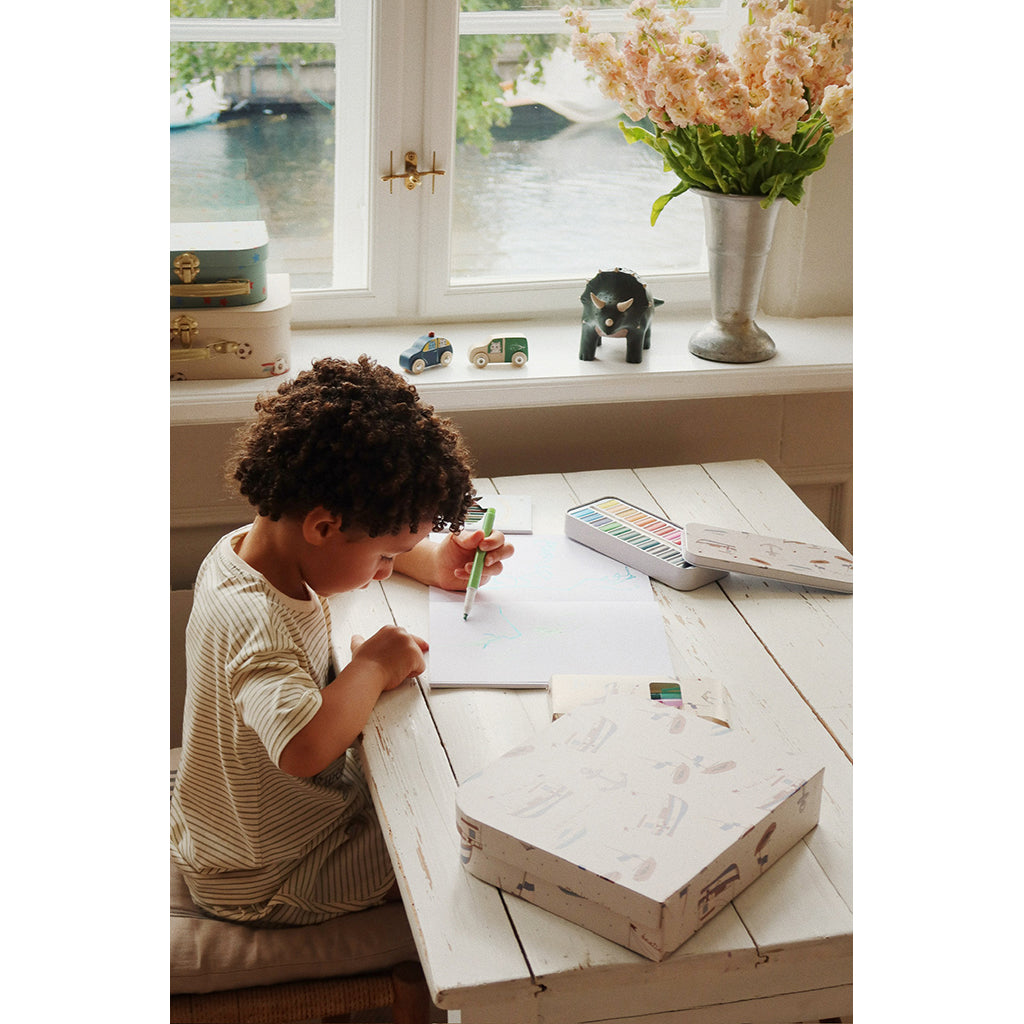 Konges Sløjd kuffert til den lille kunstner, Little artist - Sail away