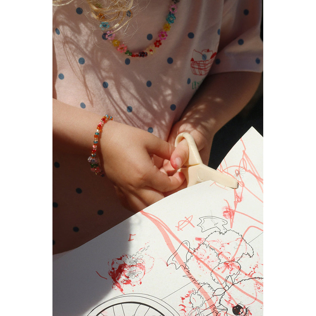 Konges Sløjd Smykkesæt, Perlehalskæde og armbånd - Multi