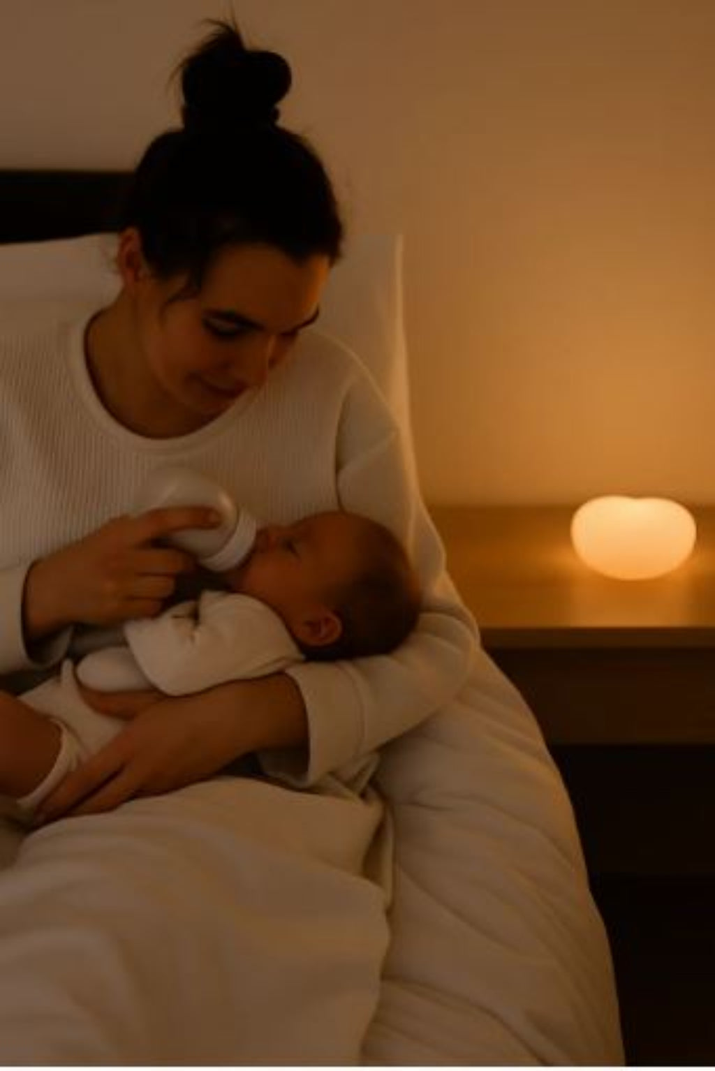 Flow Amsterdam Ruby hjerte natlampe, rosa