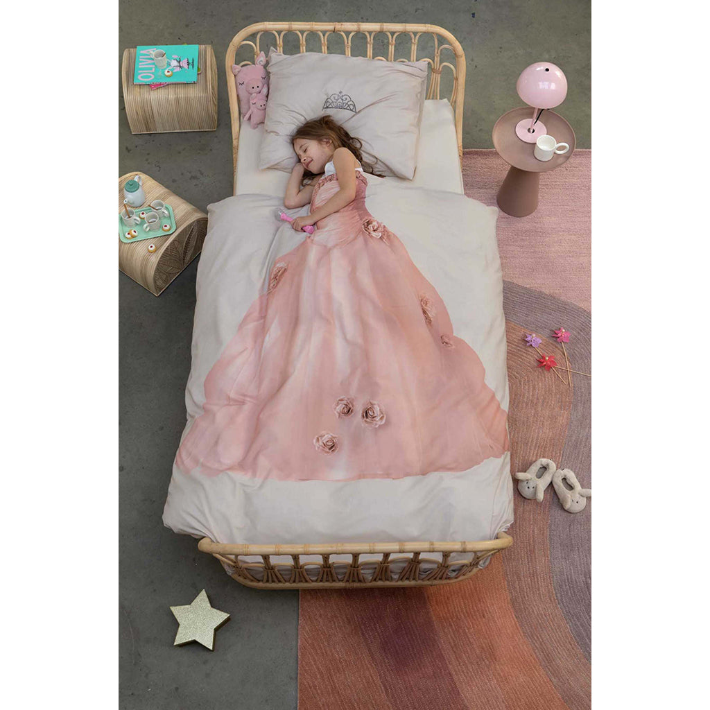 Snurk voksensengetøj, økologisk - Princess beige