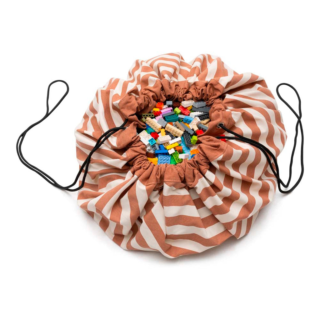 Play&Go To-i-én tæppe, Stripes brown