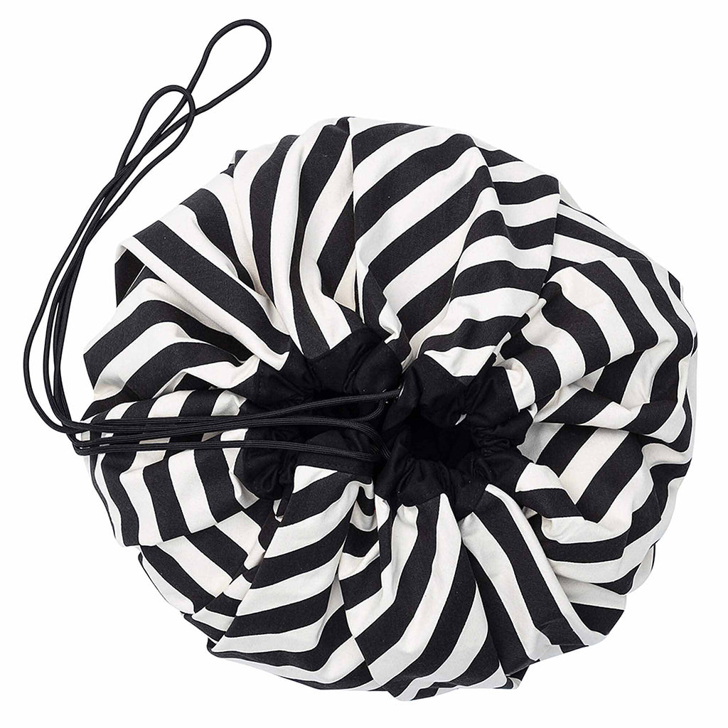 Play&Go To-i-én tæppe, Stripes black