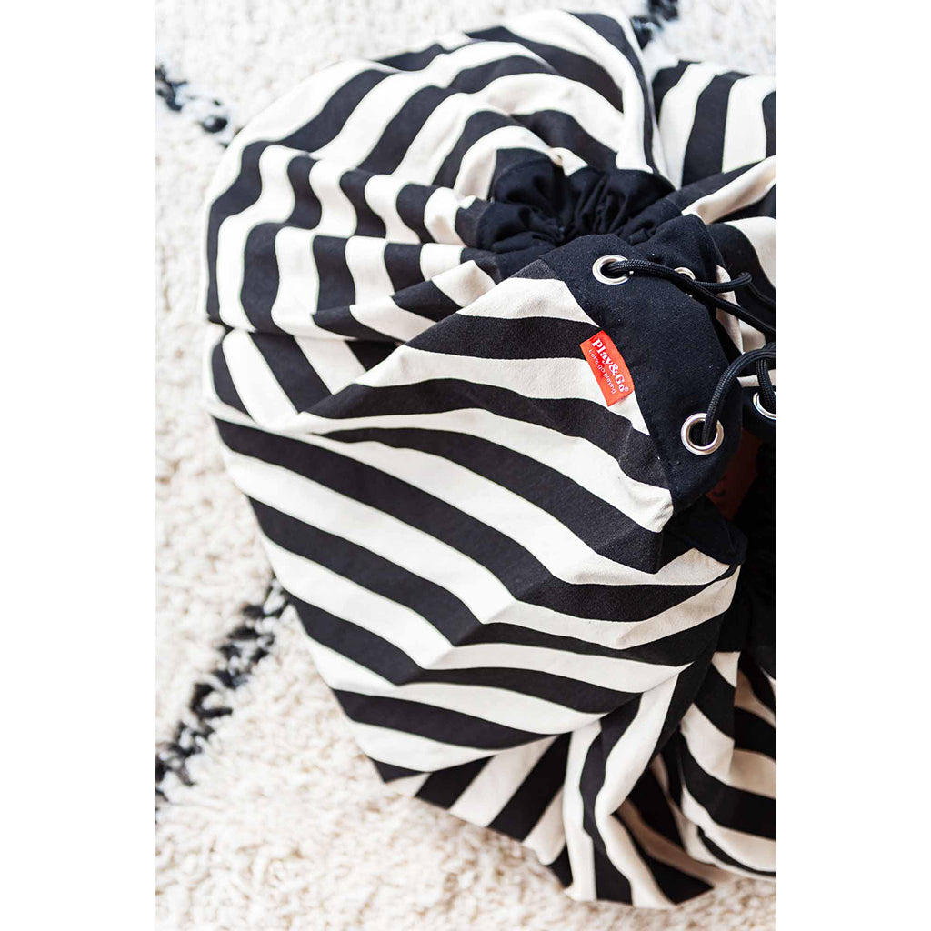 Play&Go To-i-én tæppe, Stripes black