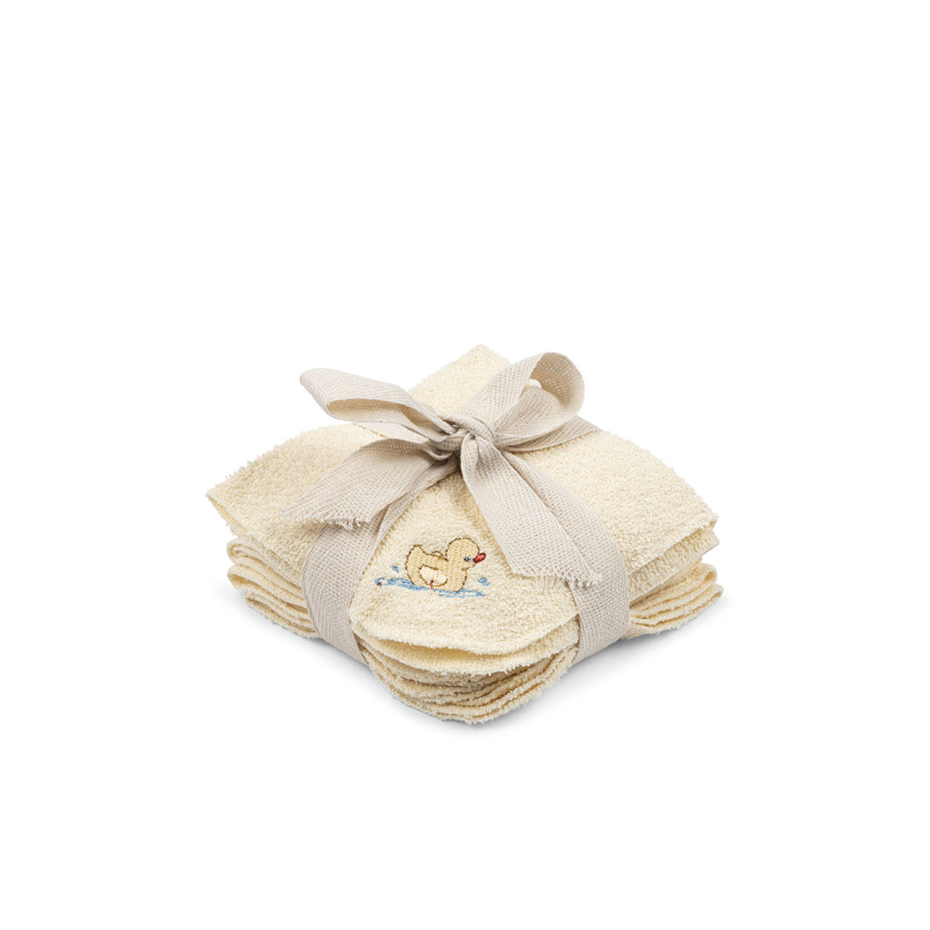 Fanga Fontana Figo Terry vaskeklud, GOTS, 6-pak - Antique white