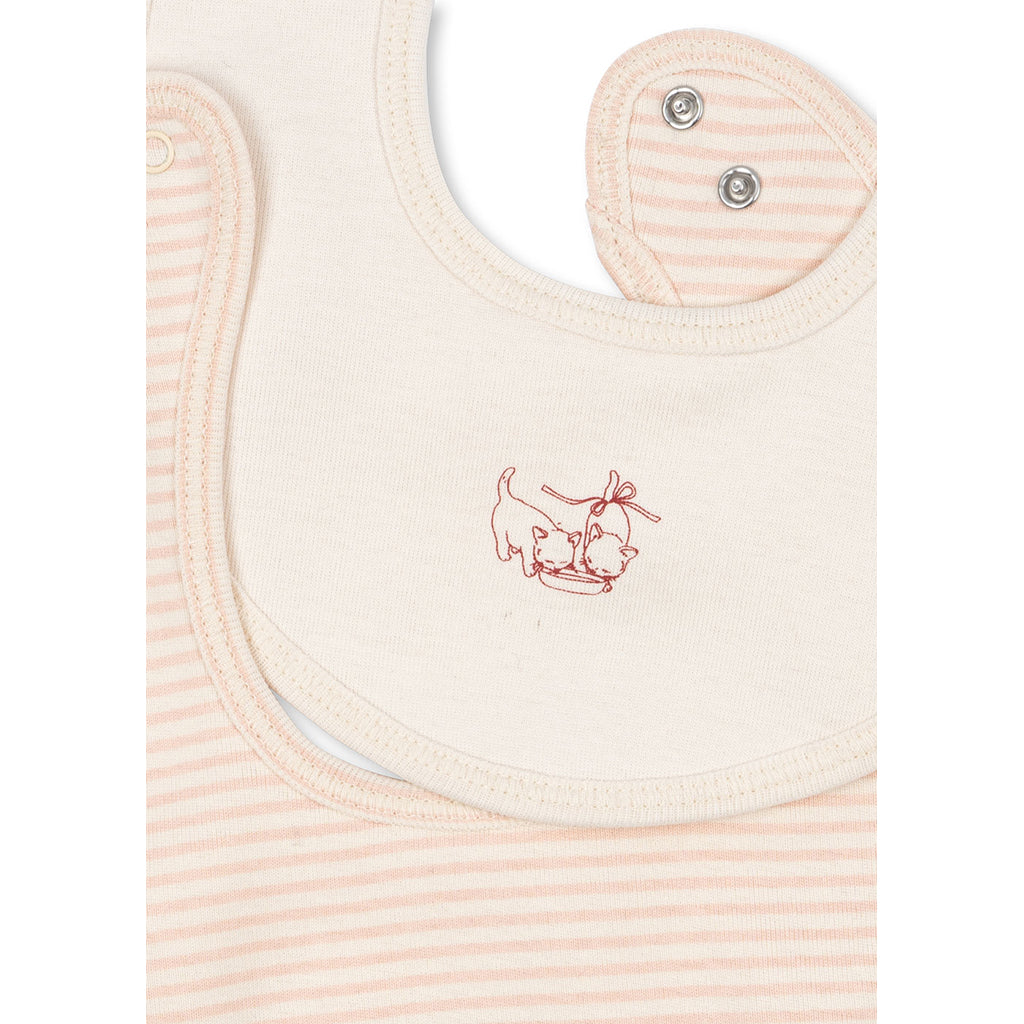 Fanga Fontana hagesmæk, Fio Stripe, 2-pak - Blush mix