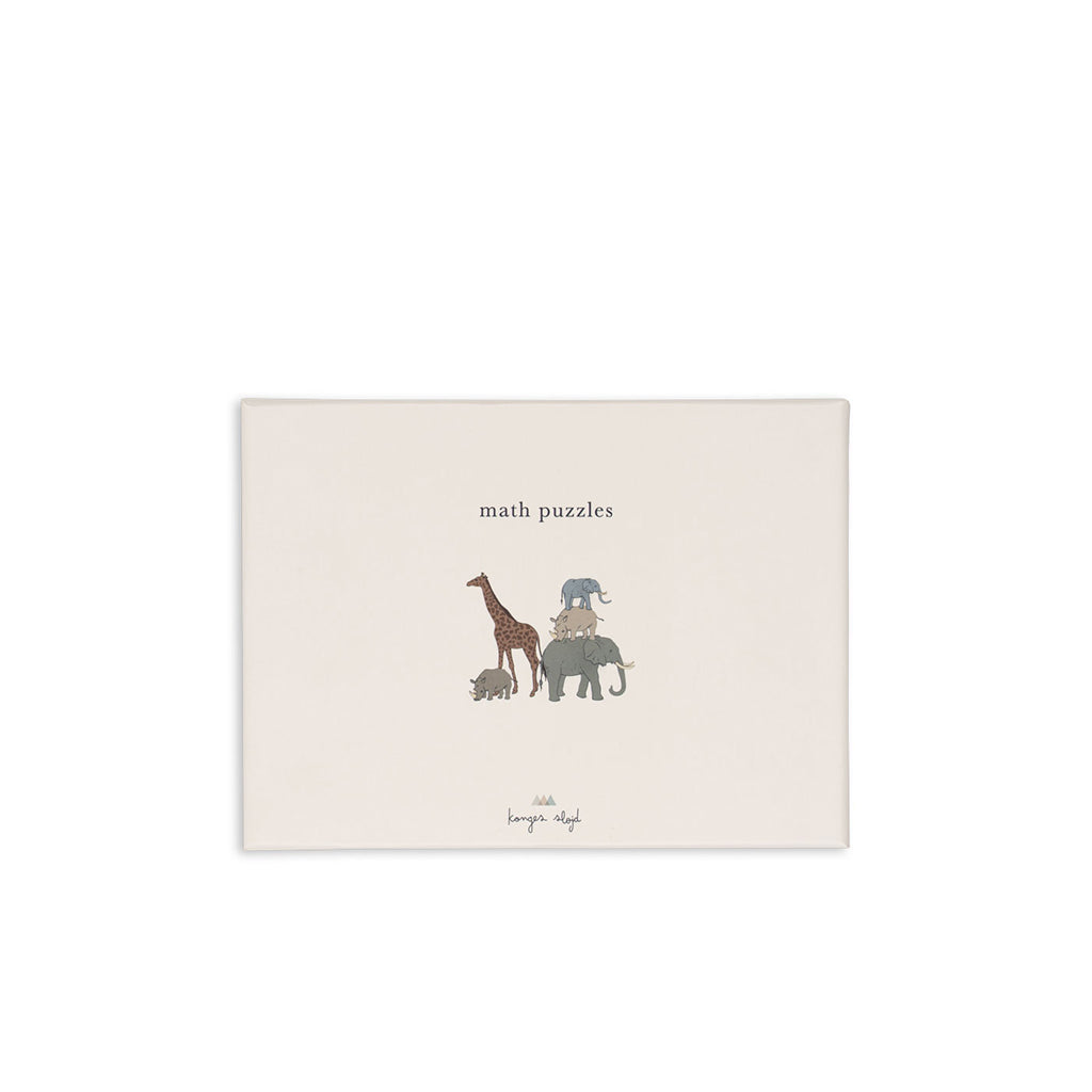 Konges Sløjd puslespil, Match, 9 små puslespil - 27 brikker