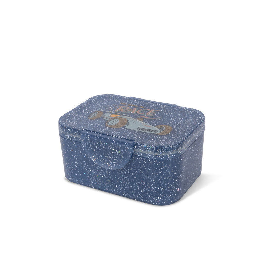 Konges Sløjd Glitter Lunch box, Madkasse - Race