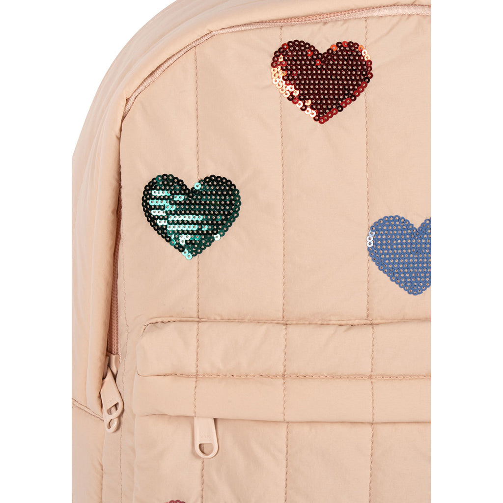 Konges Sløjd Juno Midi rygsæk med paillet motiver, Cameo Rose
