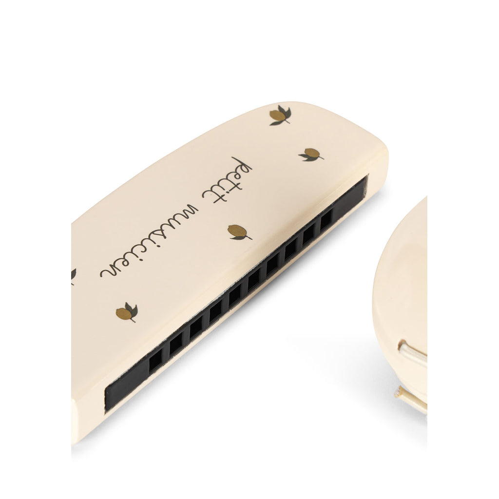 Konges Sløjd Petit Lemon Glossy, sæt m 3 musikinstrumenter - Lemon