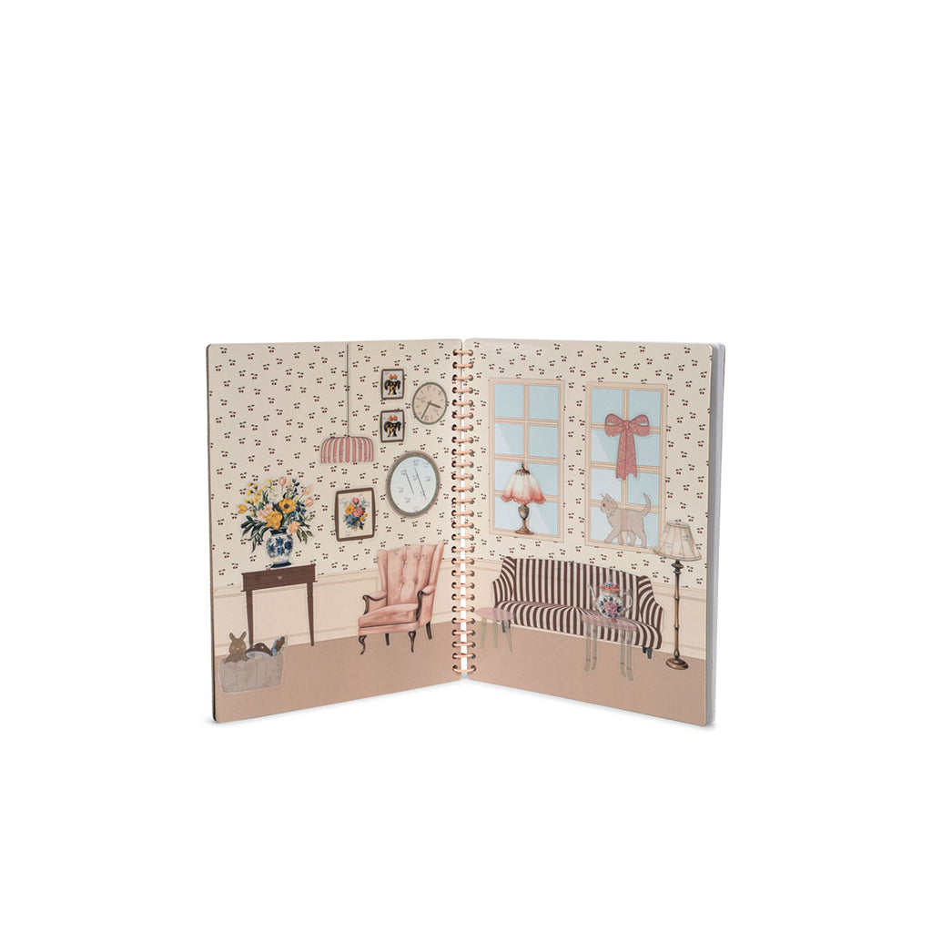 Konges Sløjd Klistermærkebog, My sticker book - Multi