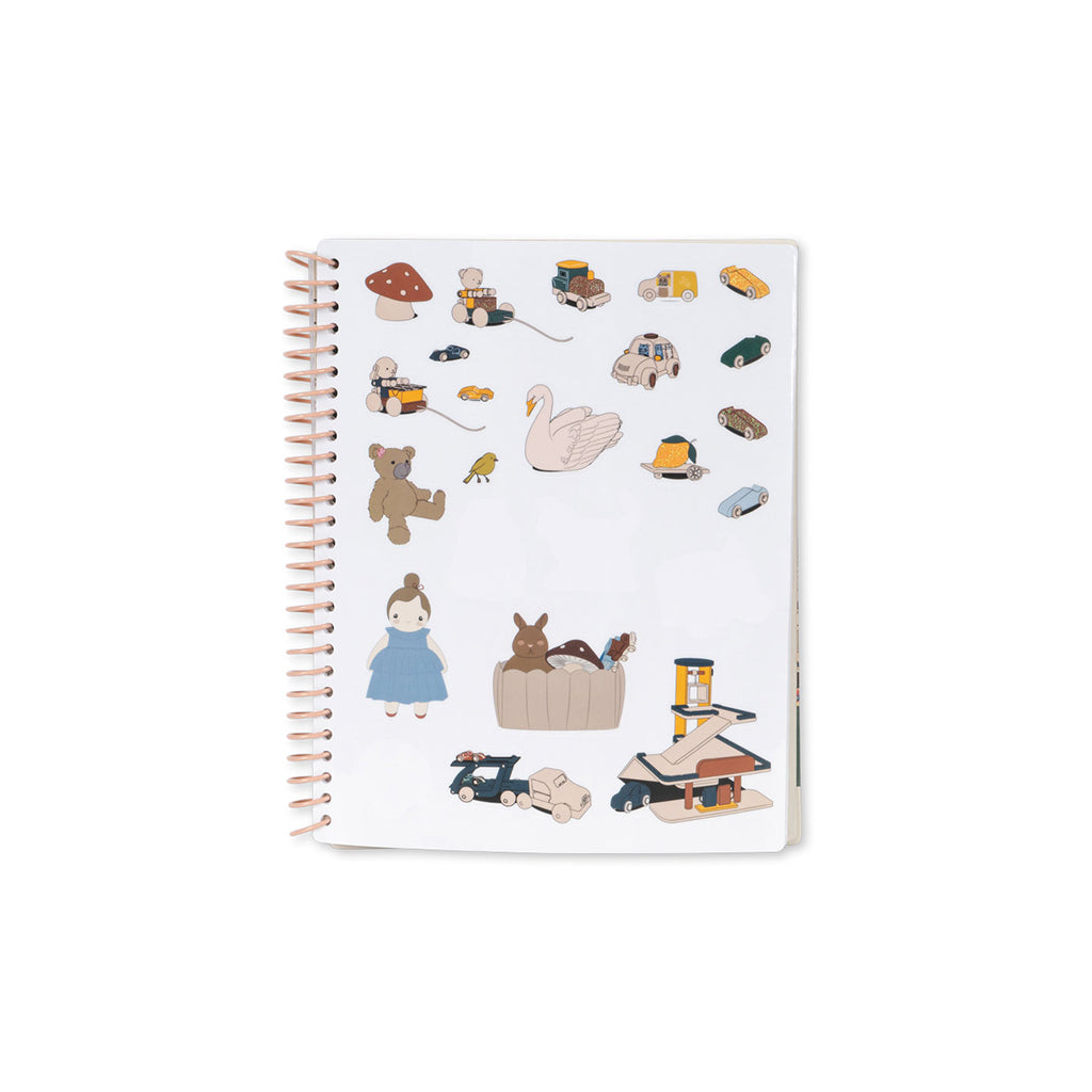 Konges Sløjd Klistermærkebog, My sticker book - Multi