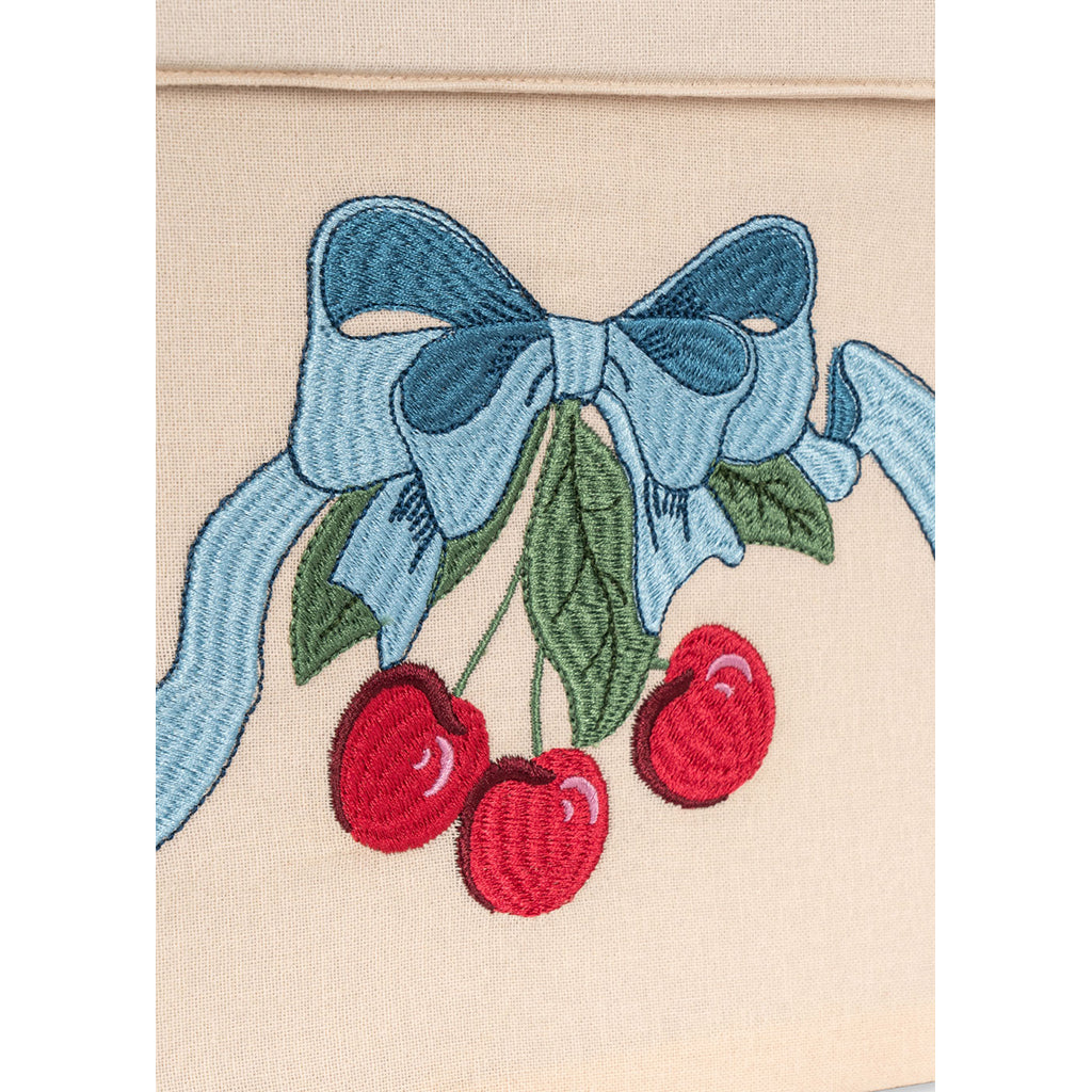 Konges Sløjd, stof opbevaringsæske, lille - Cherry