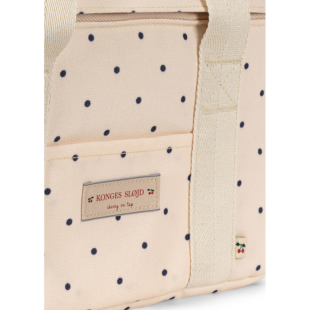 Konges Sløjd Carl køletaske, Navy dots